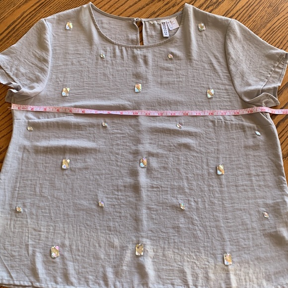 # 69  Sz 12 H & M Bling Bling Blouse $45 - Picture 9 of 10